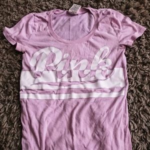 Victoria’s Secret pink T-shirt